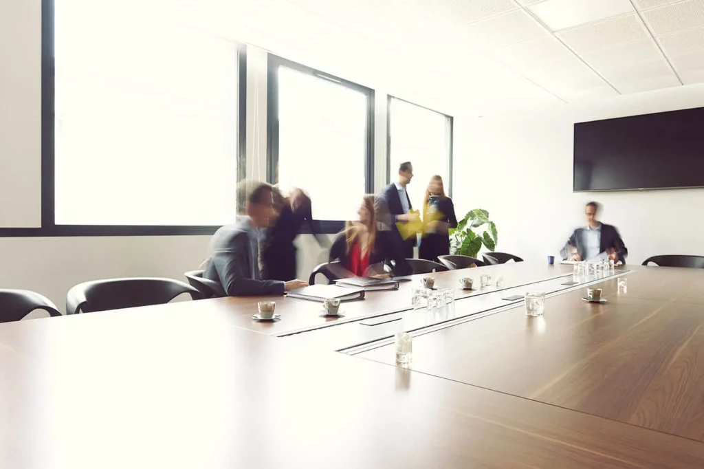 Photo d'une salle de réunion