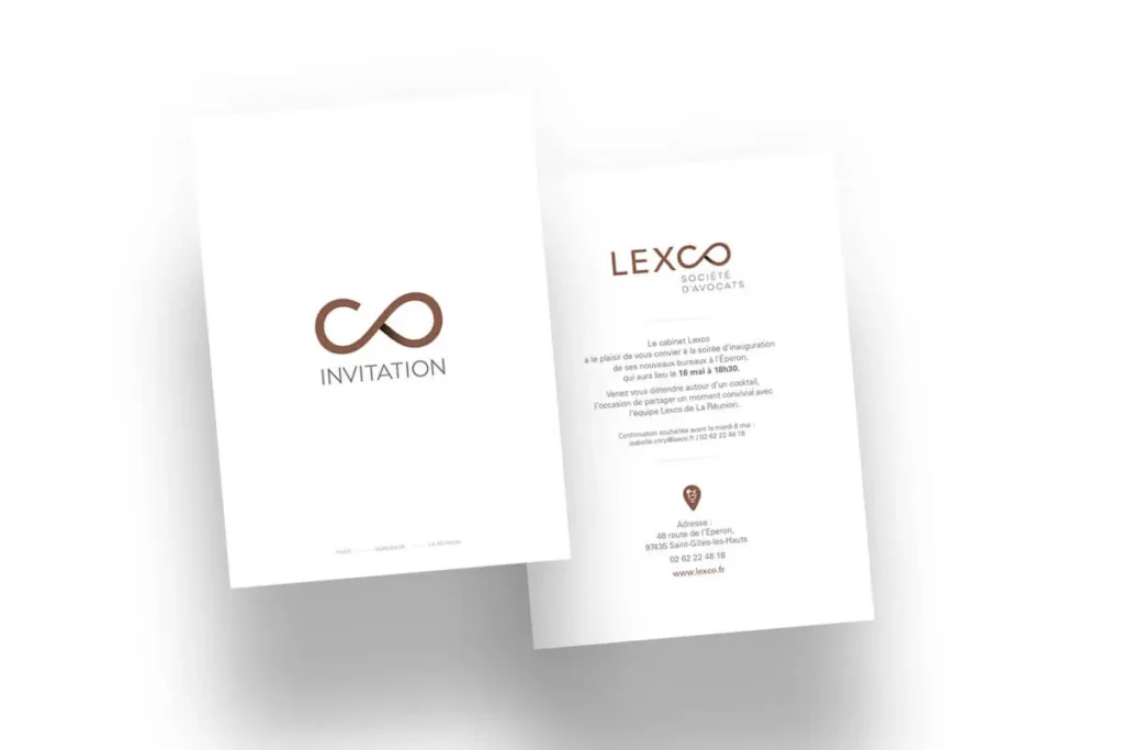 Carte d'invitation LEXCO