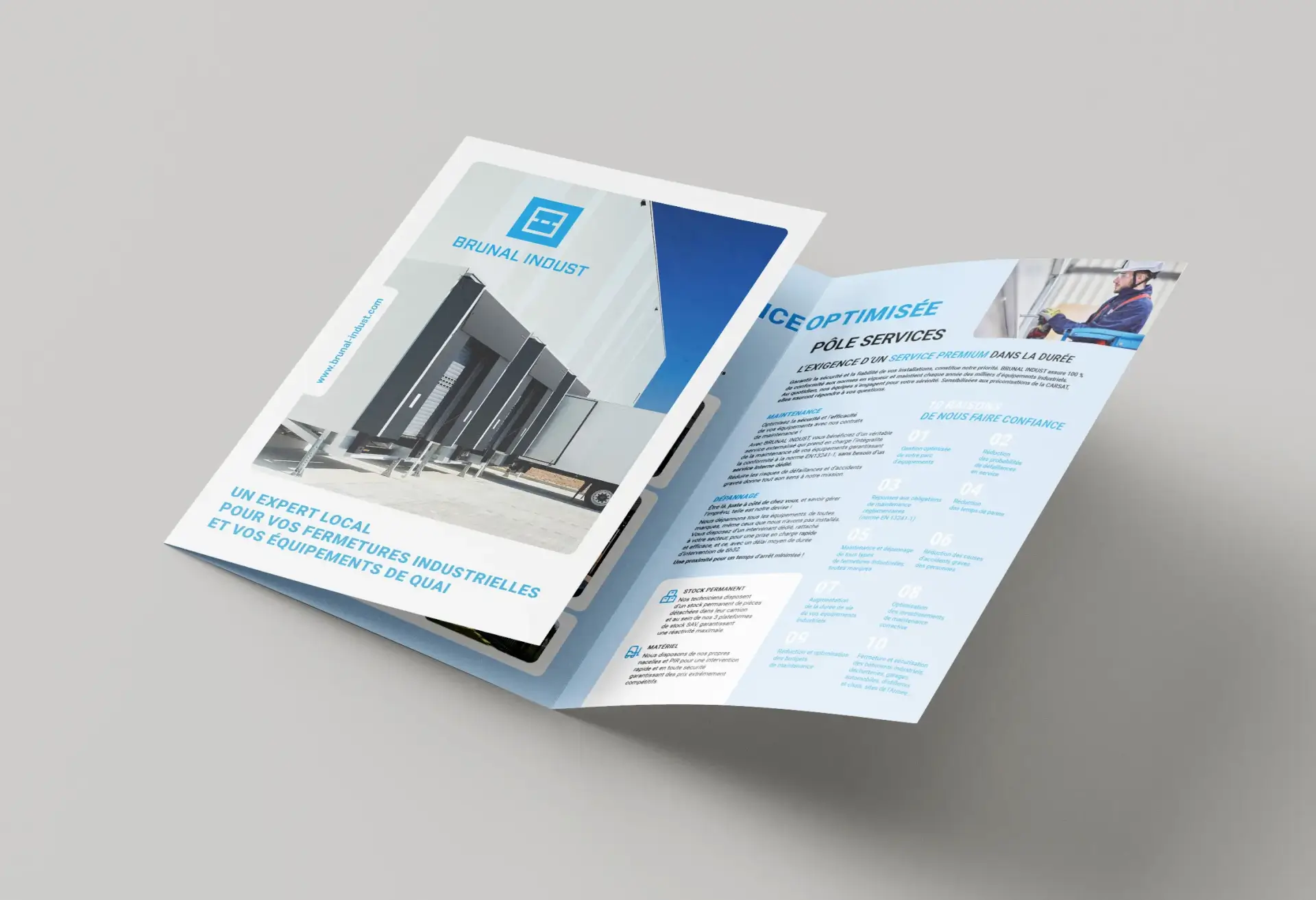 Mockup Plaquette Brunal Indust